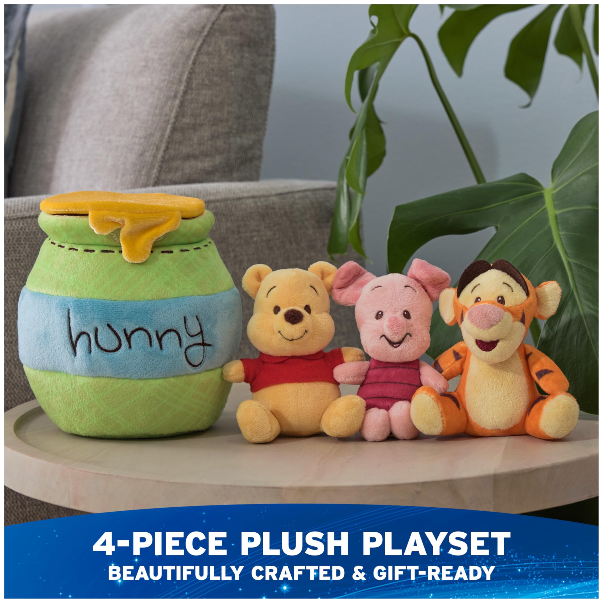 GUND Disney Official Winnie The Pooh Plush Playset with Pooh